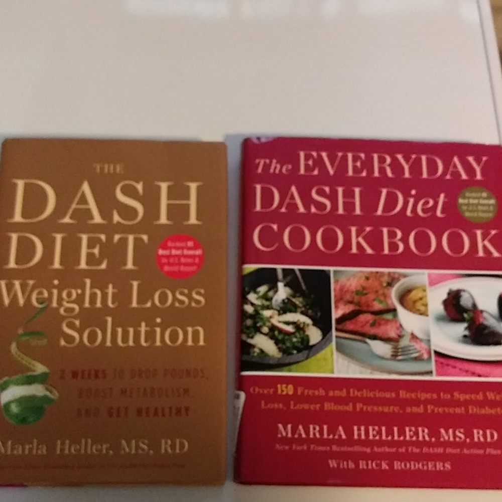 2 Dash diet books